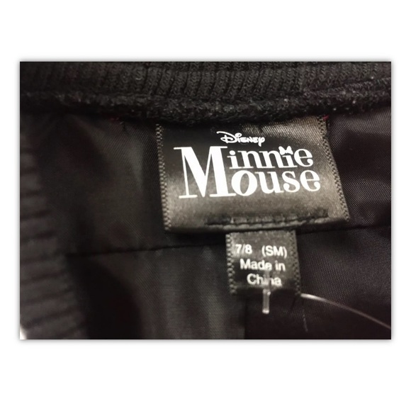 Minnie Mouse, girl, jacket, pink/black, size 7/8.: - Picture 7 of 7